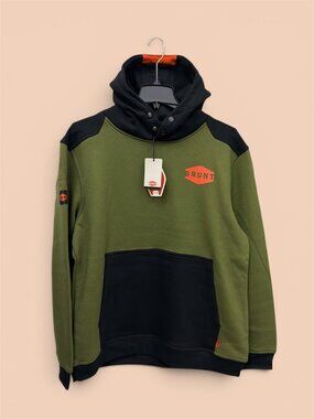 Green Brunt Shevlin Hoodie, XL Men's Work Sweater, Brand New